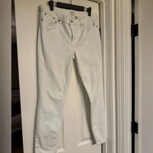 J Crew White Jeans Size 31/28 Stretchy - Picture 2 of 5